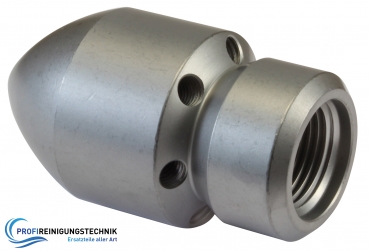 Granat-RR-Düsen ST-49 / Außendurchmesser 30mm / 3/8" Innengewinde / 20° Strahlwinkel / ​6 Bohrungen hinten